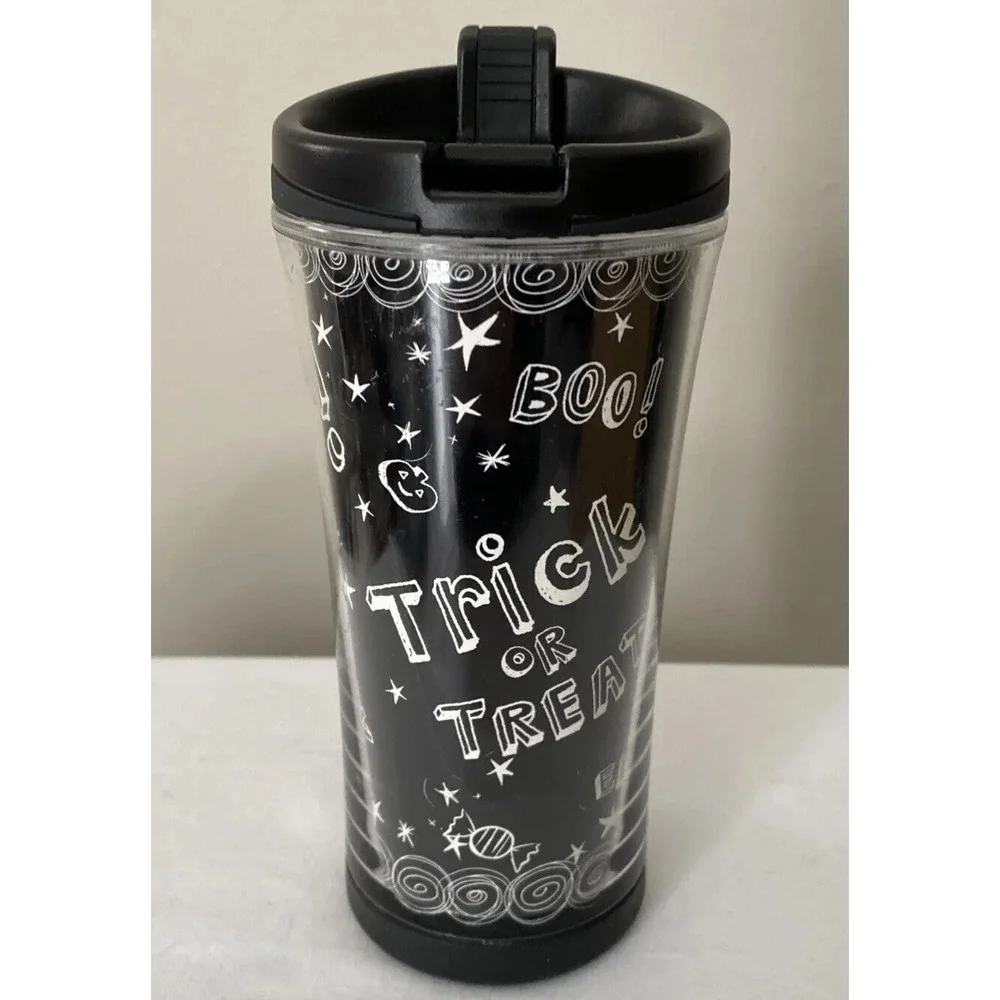 Starbucks 2007 Happy Halloween glow in dark 8 fluid ounces insulated